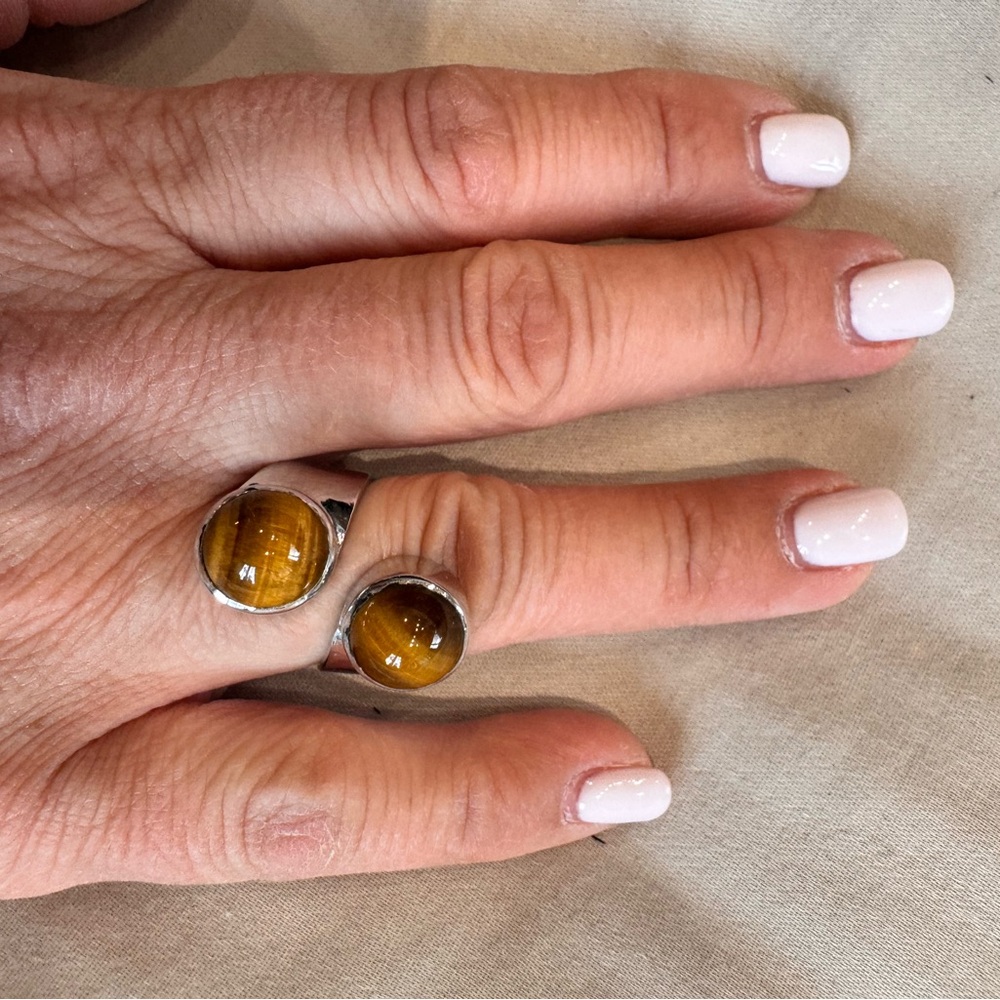 Silver and Gold-Tone Women's Ring